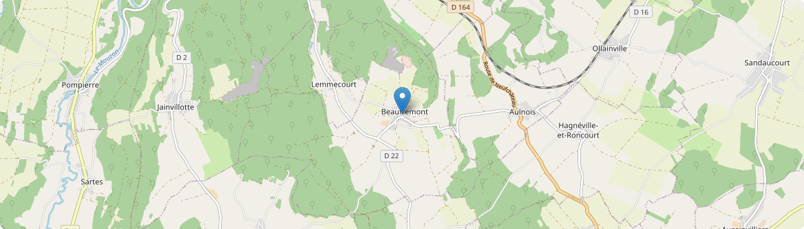 Beaufremont - Carte