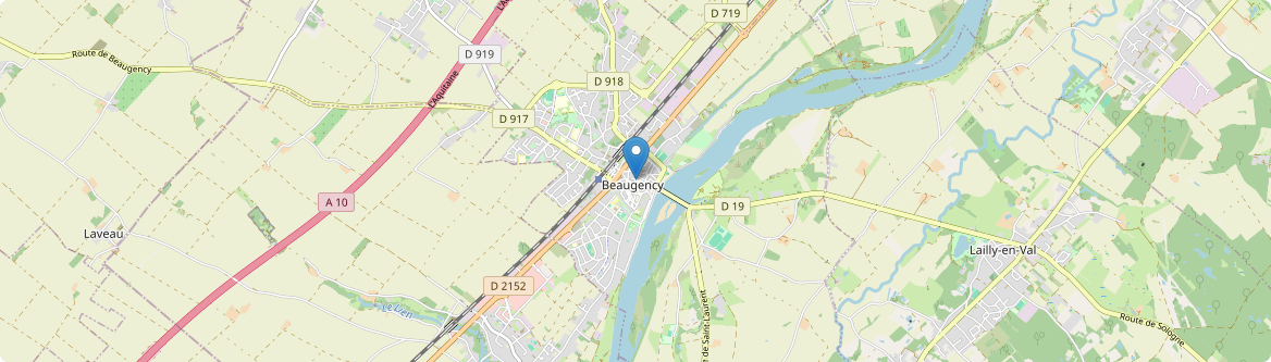 Beaugency - Carte