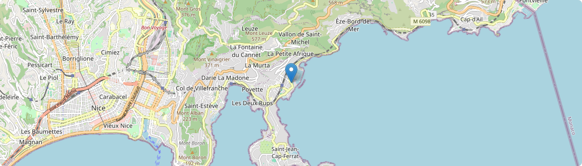 Beaulieu-sur-Mer - Carte