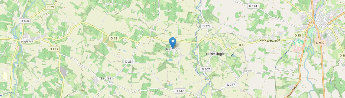 Beaumont - Carte