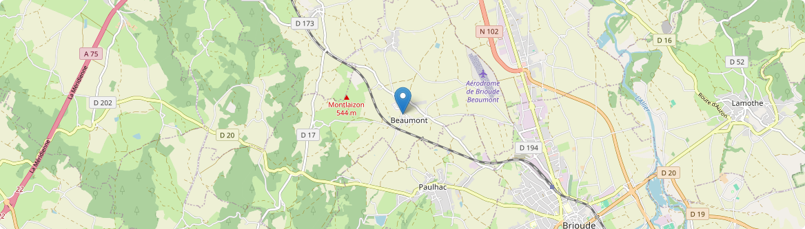 Beaumont - Carte