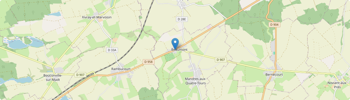 Beaumont - Carte