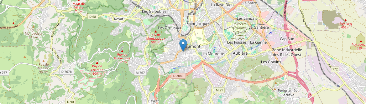 Beaumont - Carte