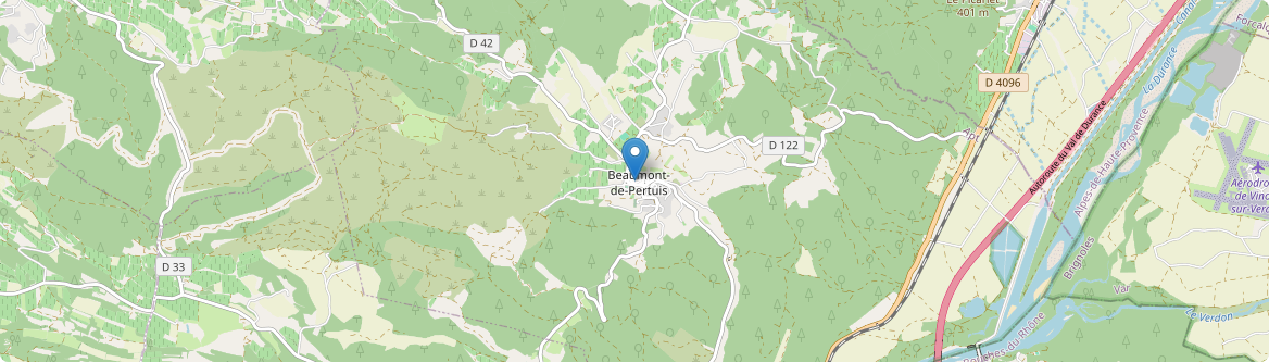 Beaumont-de-Pertuis - Carte