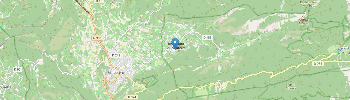 Beaumont-du-Ventoux - Carte