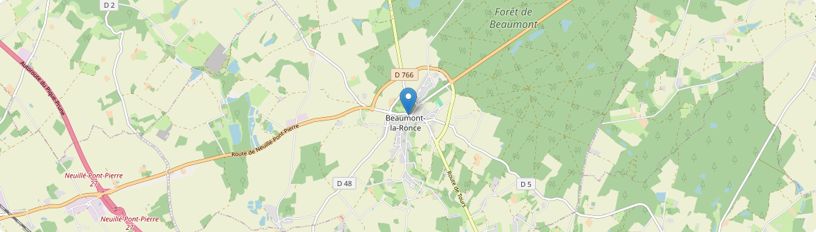 Beaumont-Louestault - Carte