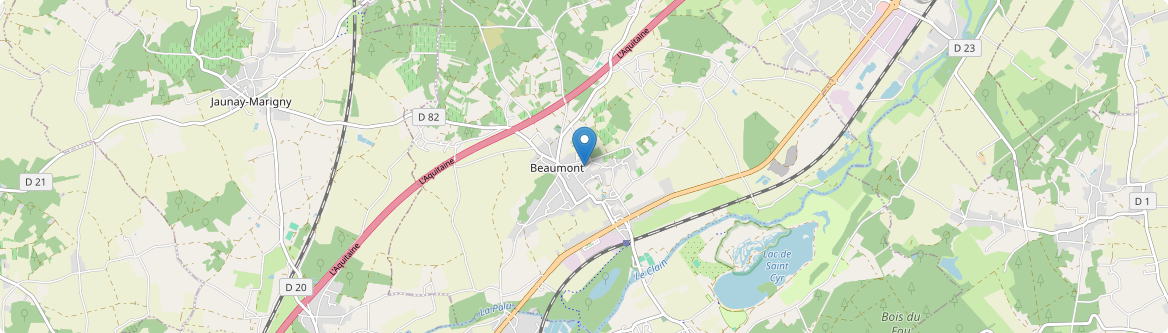 Beaumont Saint-Cyr - Carte