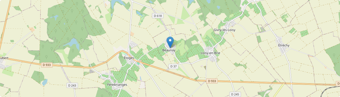 Beaunay - Carte