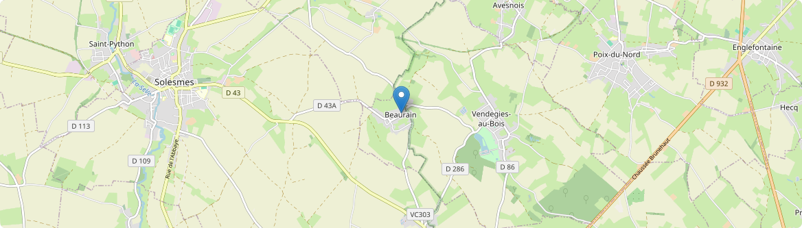 Beaurain - Carte