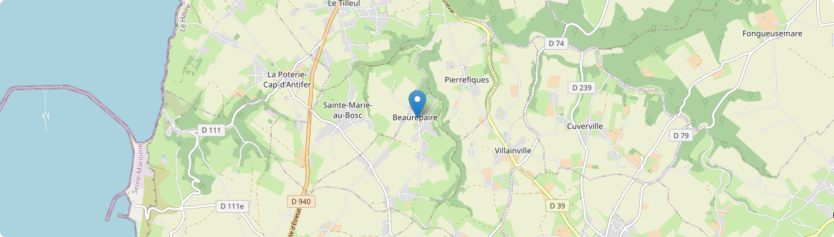 Beaurepaire - Carte
