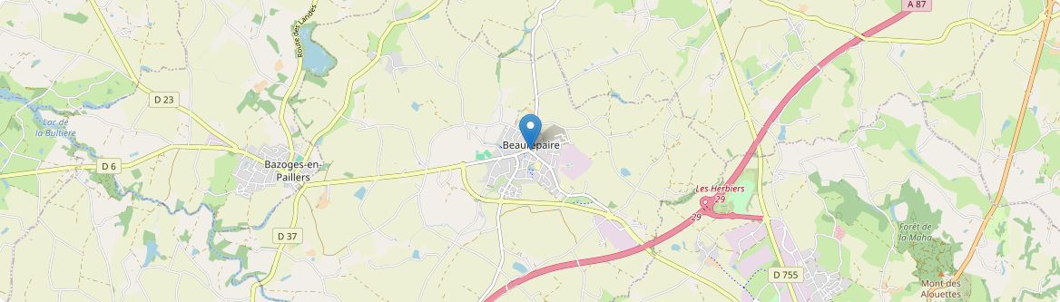 Beaurepaire - Carte