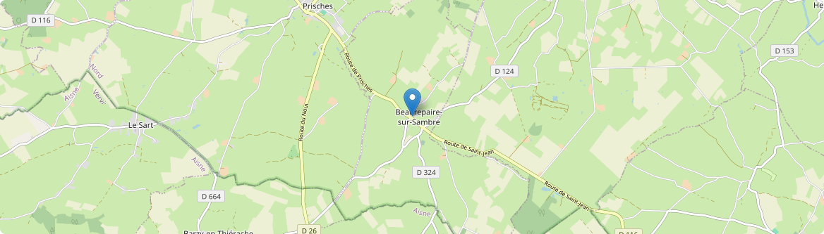 Beaurepaire-sur-Sambre - Carte