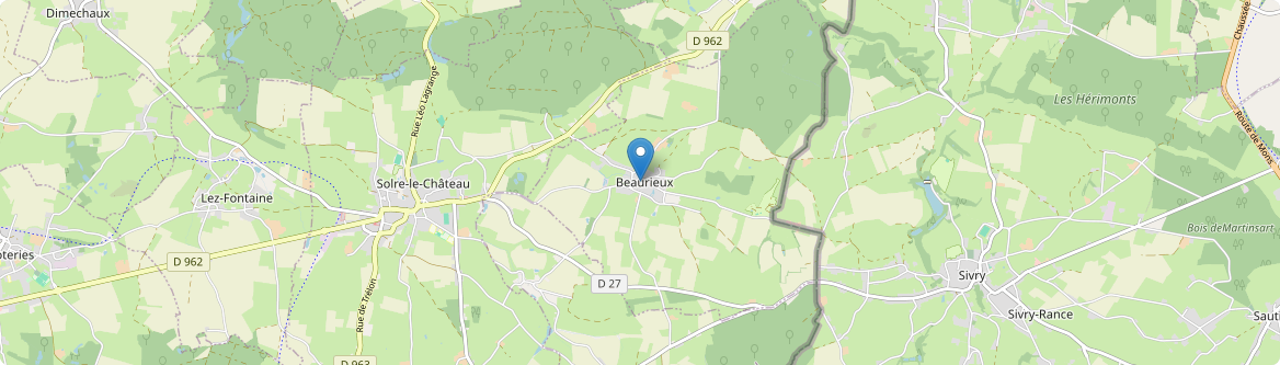 Beaurieux - Carte