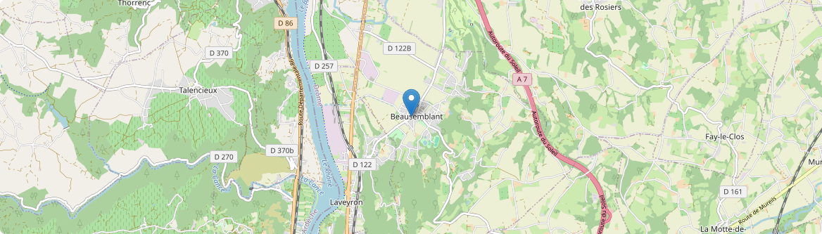 Beausemblant - Carte