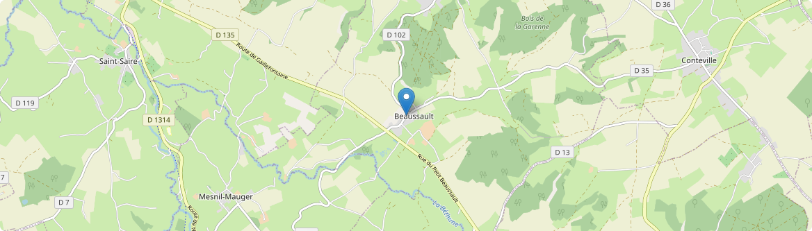 Beaussault - Carte