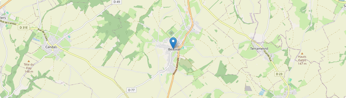 Beauval - Carte