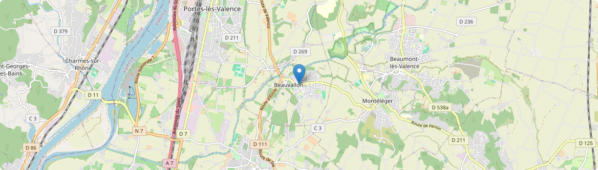 Beauvallon - Carte