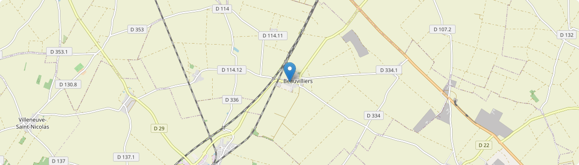Beauvilliers - Carte