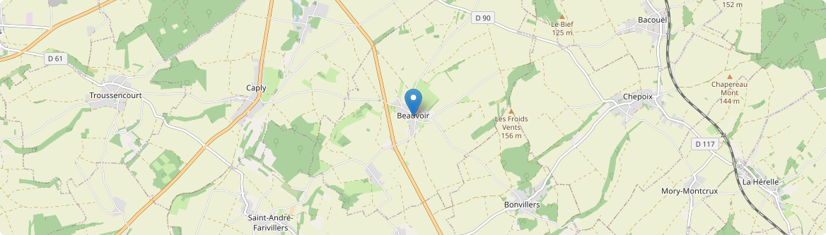 Beauvoir - Carte