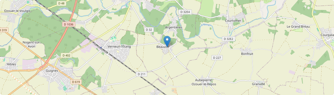 Beauvoir - Carte