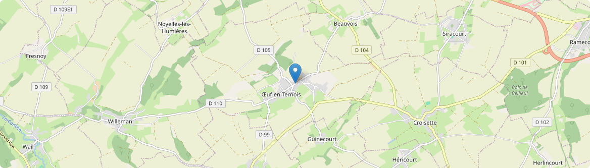 Beauvois - Carte