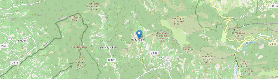 Beauvoisin - Carte