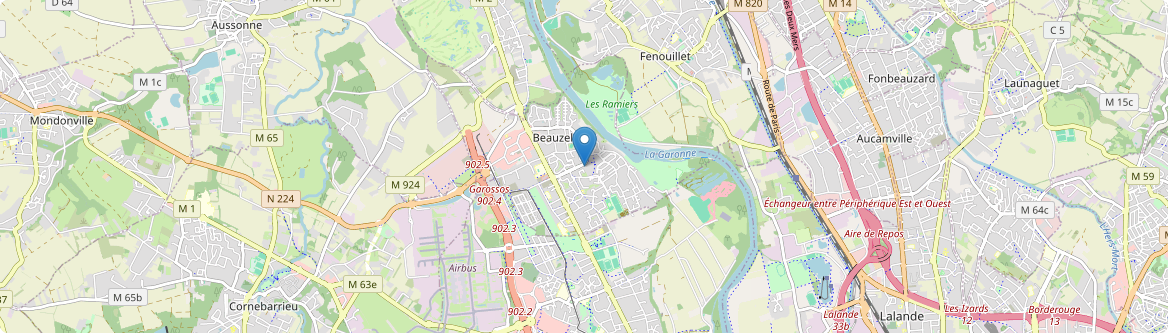 Beauzelle - Carte