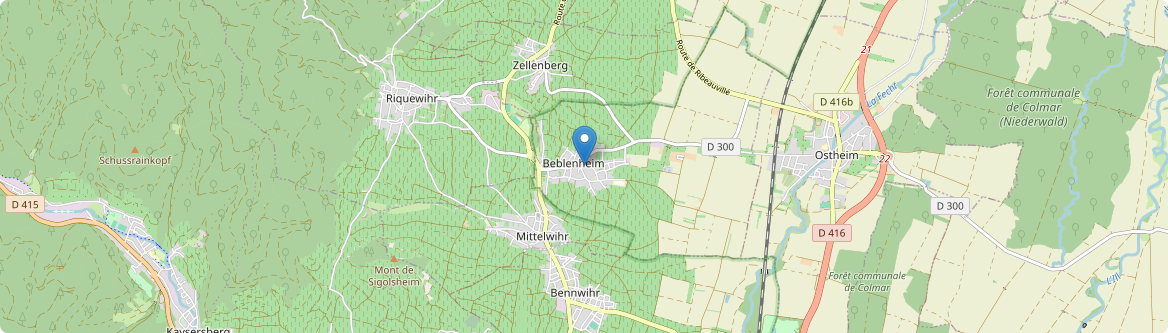 Beblenheim - Carte
