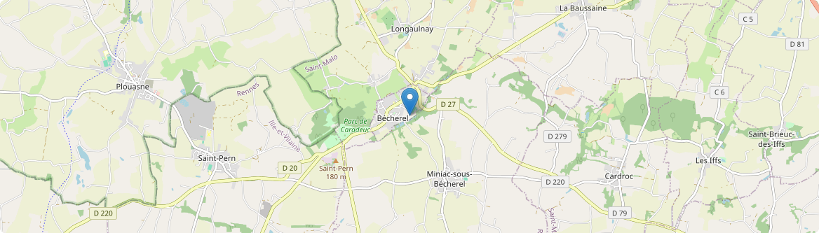 Bécherel - Carte