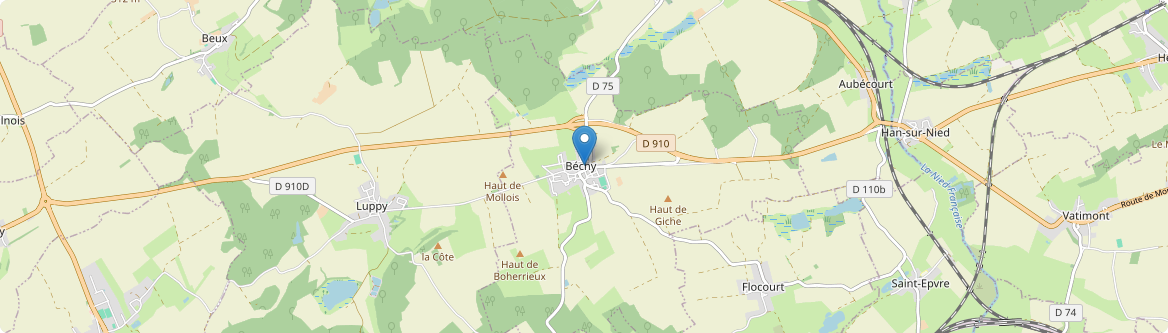 Béchy - Carte