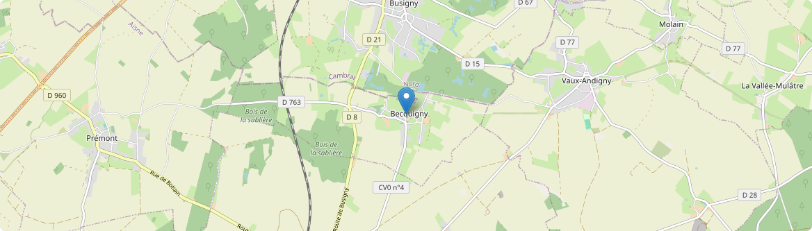 Becquigny - Carte