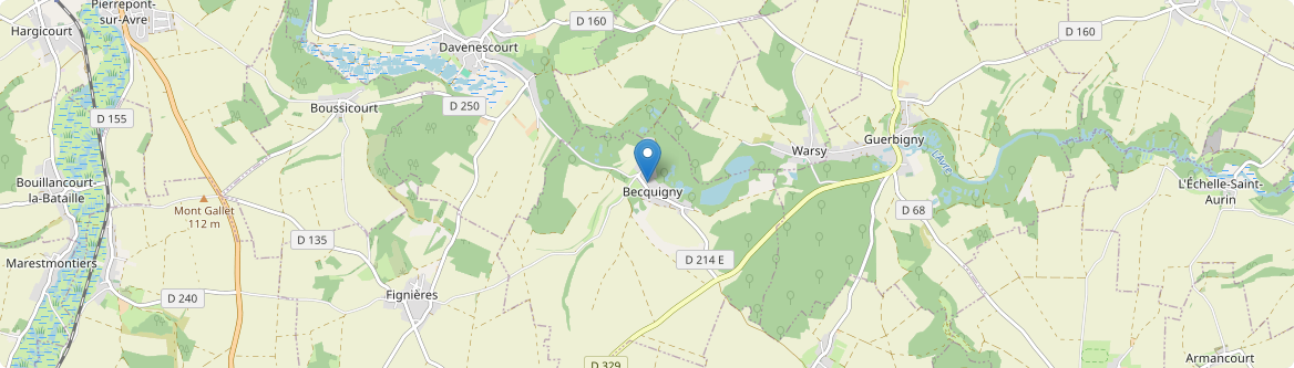 Becquigny - Carte