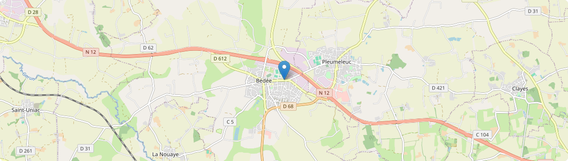 Bédée - Carte