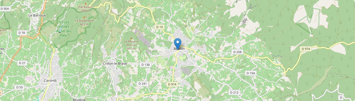Bédoin - Carte