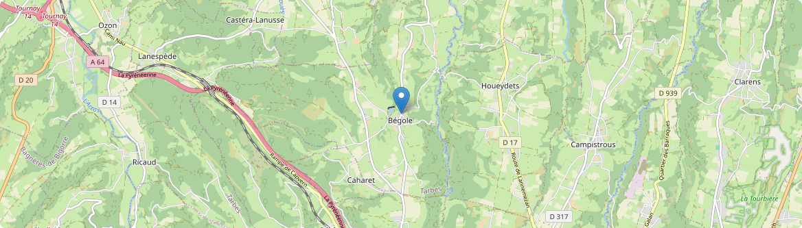 Bégole - Carte