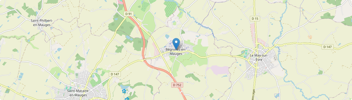Bégrolles-en-Mauges - Carte