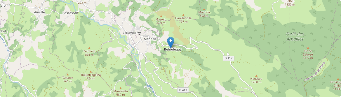 Béhorléguy - Carte