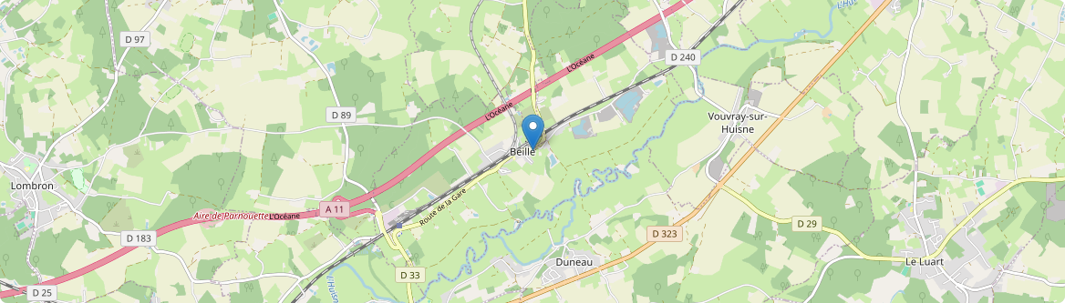 Beillé - Carte