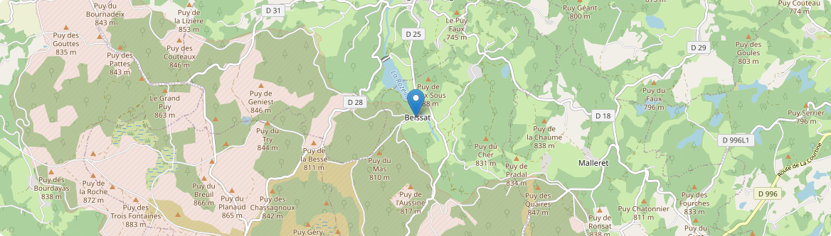 Beissat - Carte