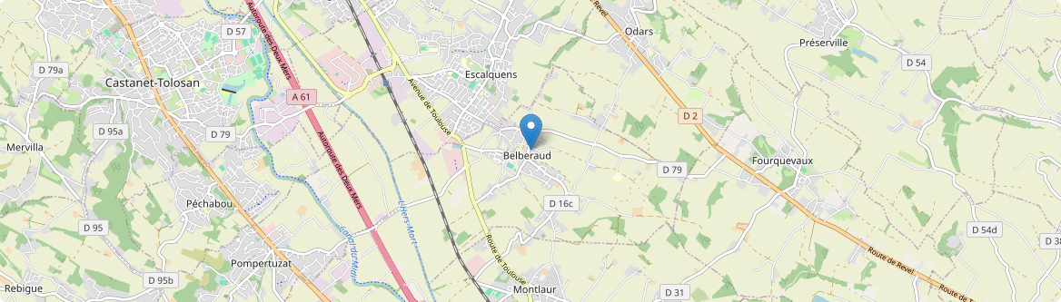 Belberaud - Carte