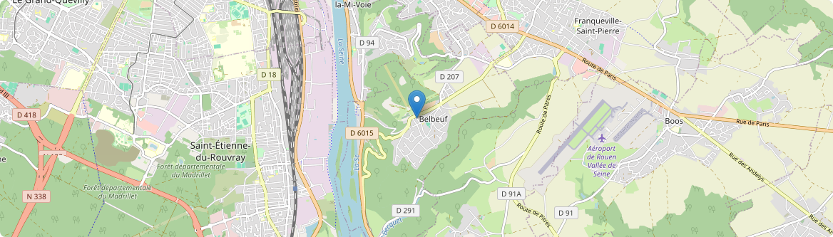 Belbeuf - Carte