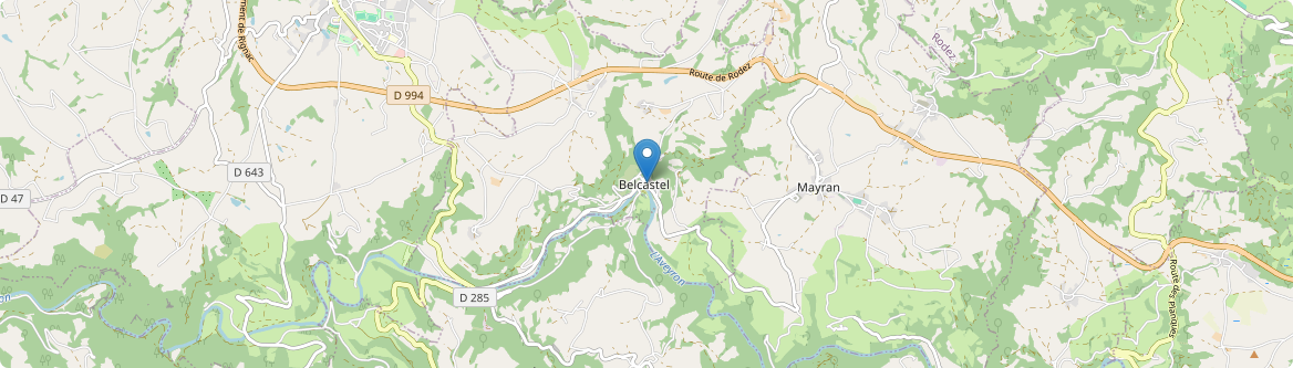Belcastel - Carte