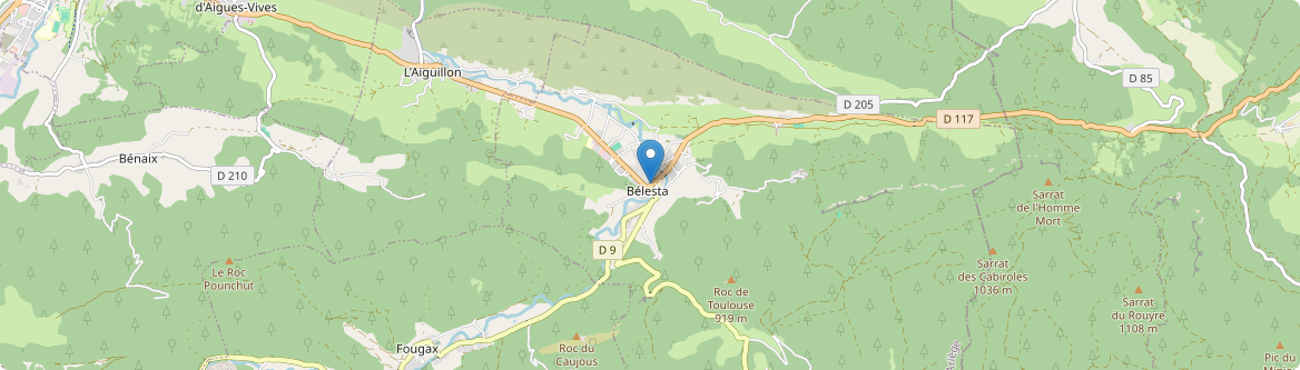 Bélesta - Carte