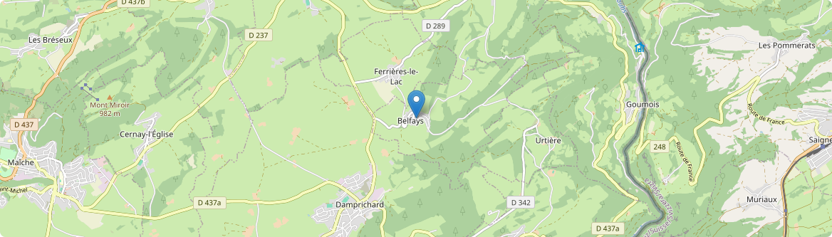 Belfays - Carte