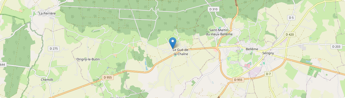 Belforêt-en-Perche - Carte