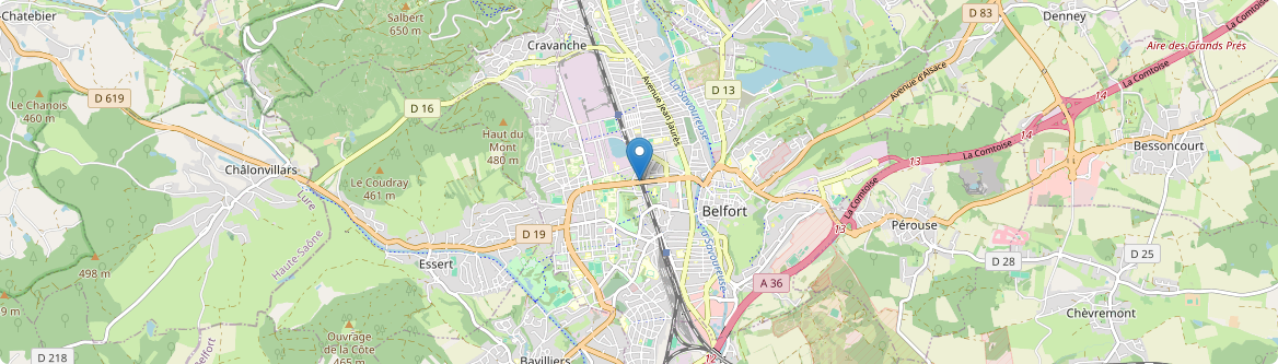 Belfort - Carte