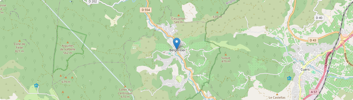 Belgentier - Carte