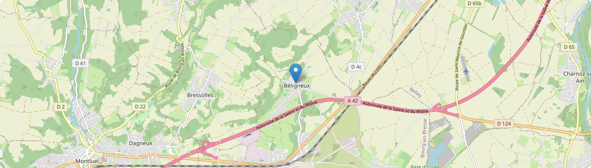 Béligneux - Carte