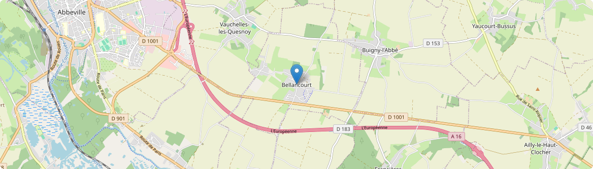 Bellancourt - Carte