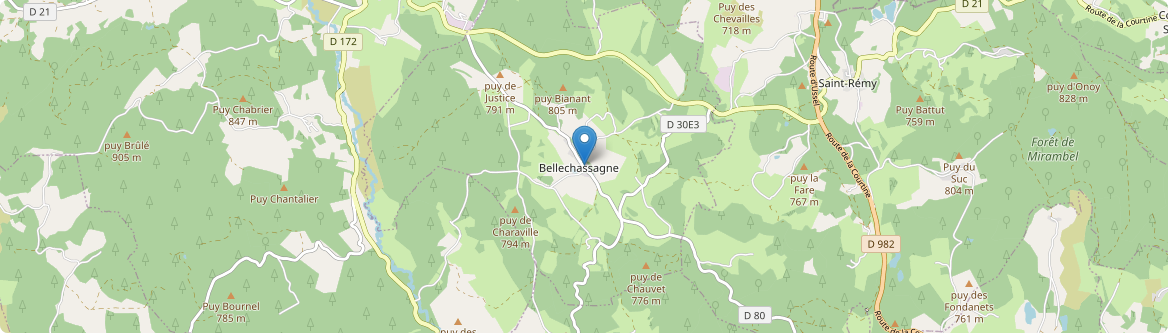 Bellechassagne - Carte